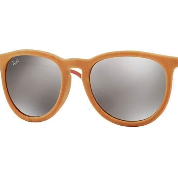 Ray-Ban RB4171-60835A Erika Yellow Velvet Aviator Brown Mirror Lens Sunglasses - Picture 1 of 3